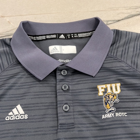 Adidas Climalite FIU Army ROTC Short Sleeved Shirt - Picture 3 of 10